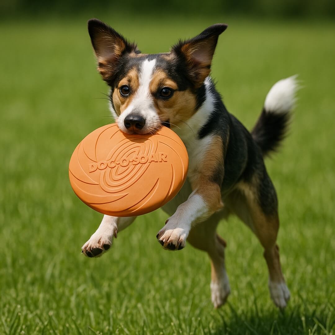 Gadget per cani attivi – frisbee flessibile e colorato ideale per cuccioli e taglie medie