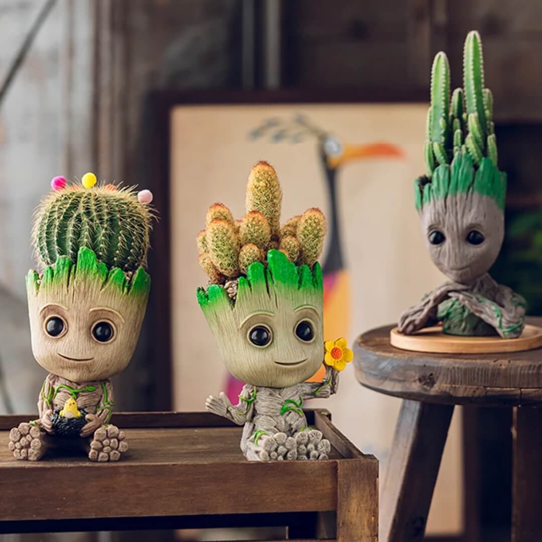 Decorazione da interni Baby Groot – idea regalo particolare per chi ama i supereroi