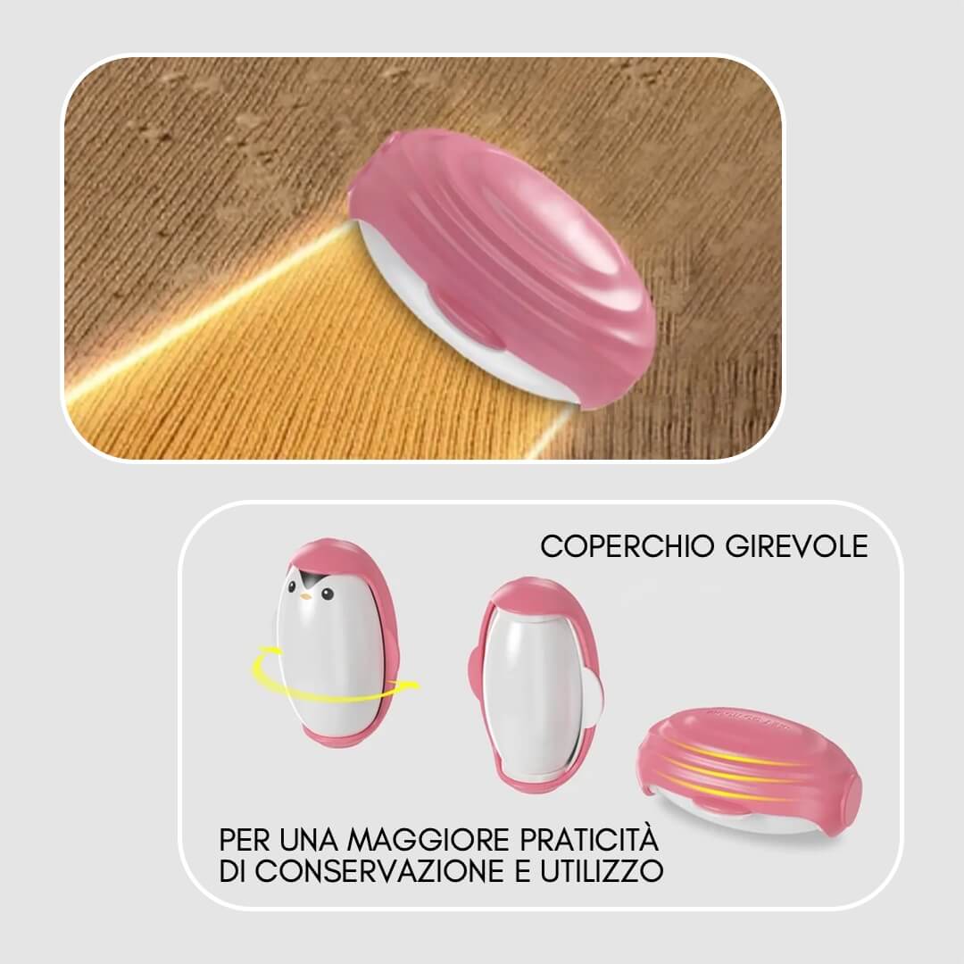 Pinguino Leva Peli e Pelucchi