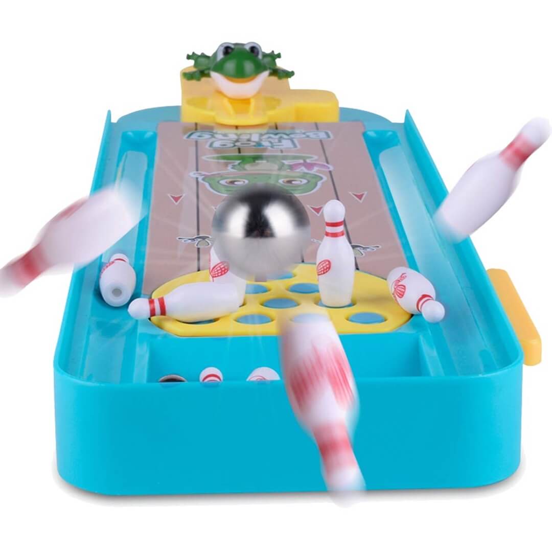 Mini gioco Frog Bowling – gadget da tavolo divertente per bambini e adulti
