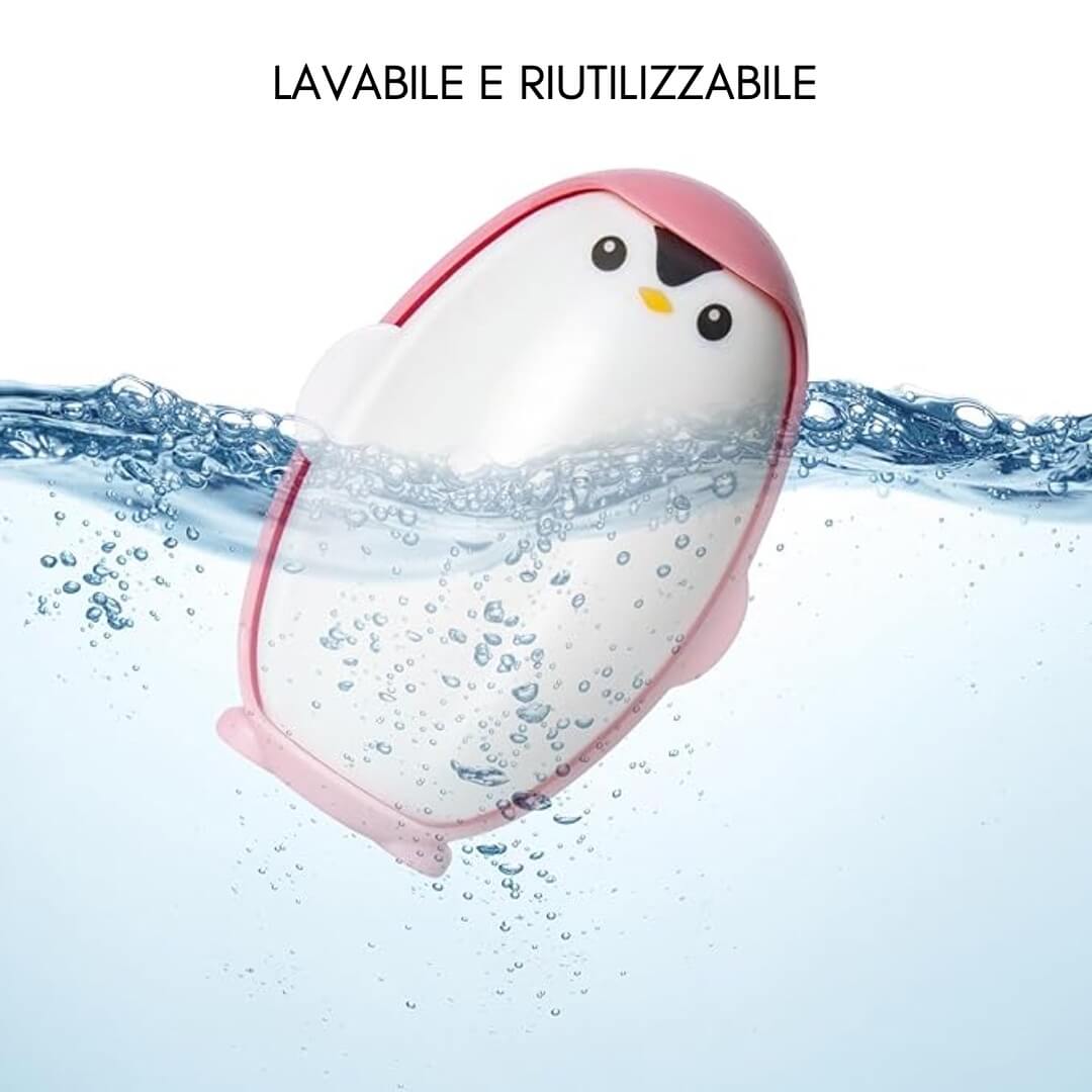 Pinguino Leva Peli e Pelucchi
