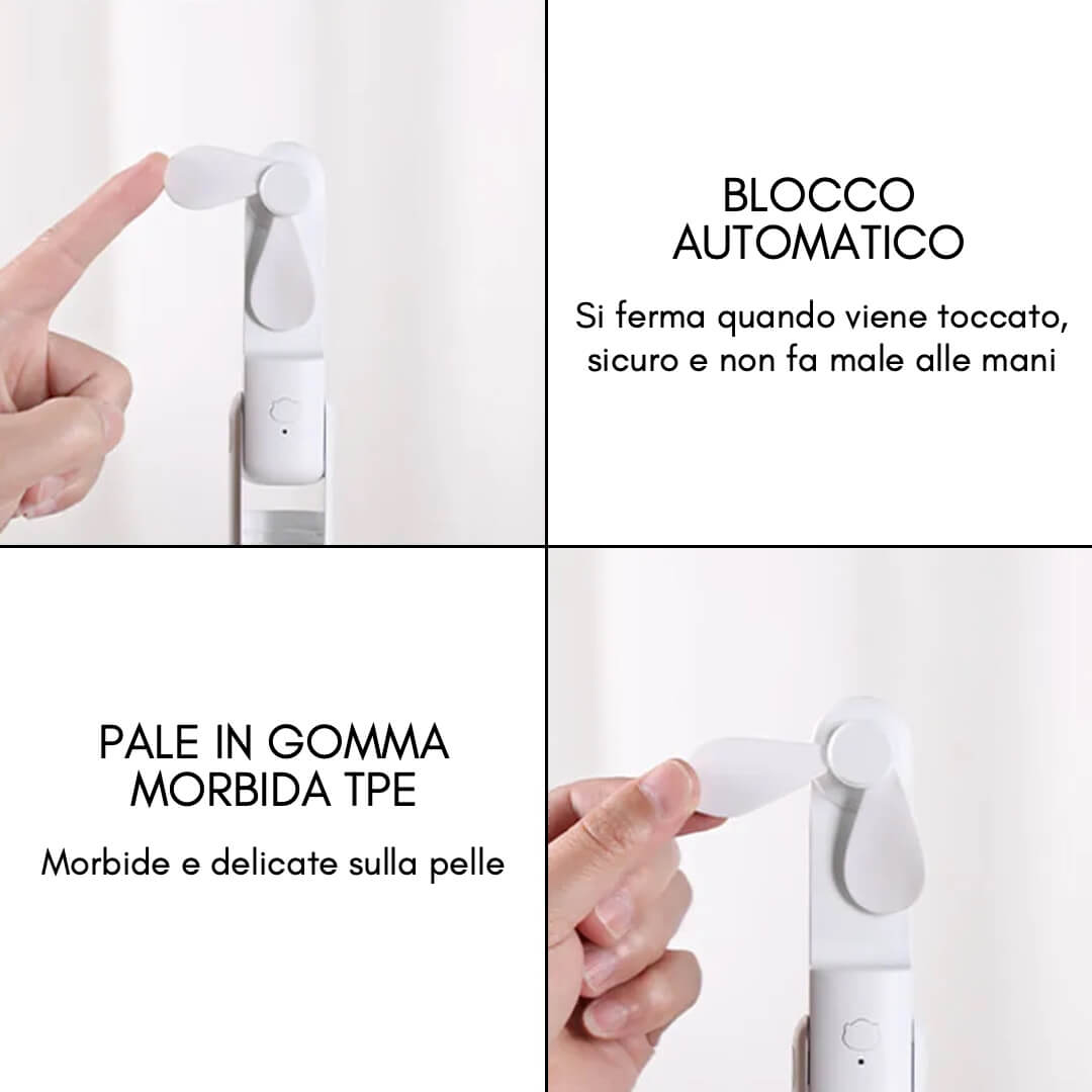 Ventilatore Portatile Power Bank